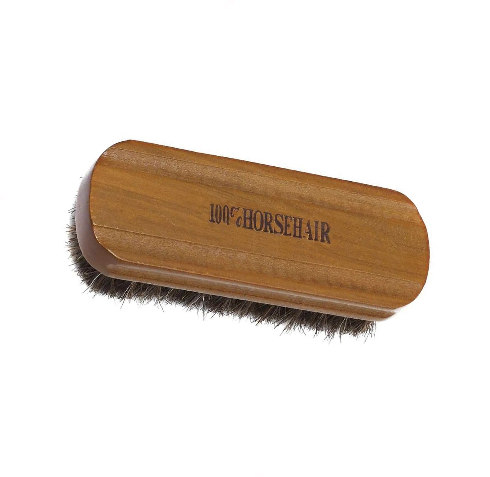 Bürste, für Leder 100 % Rosshaar