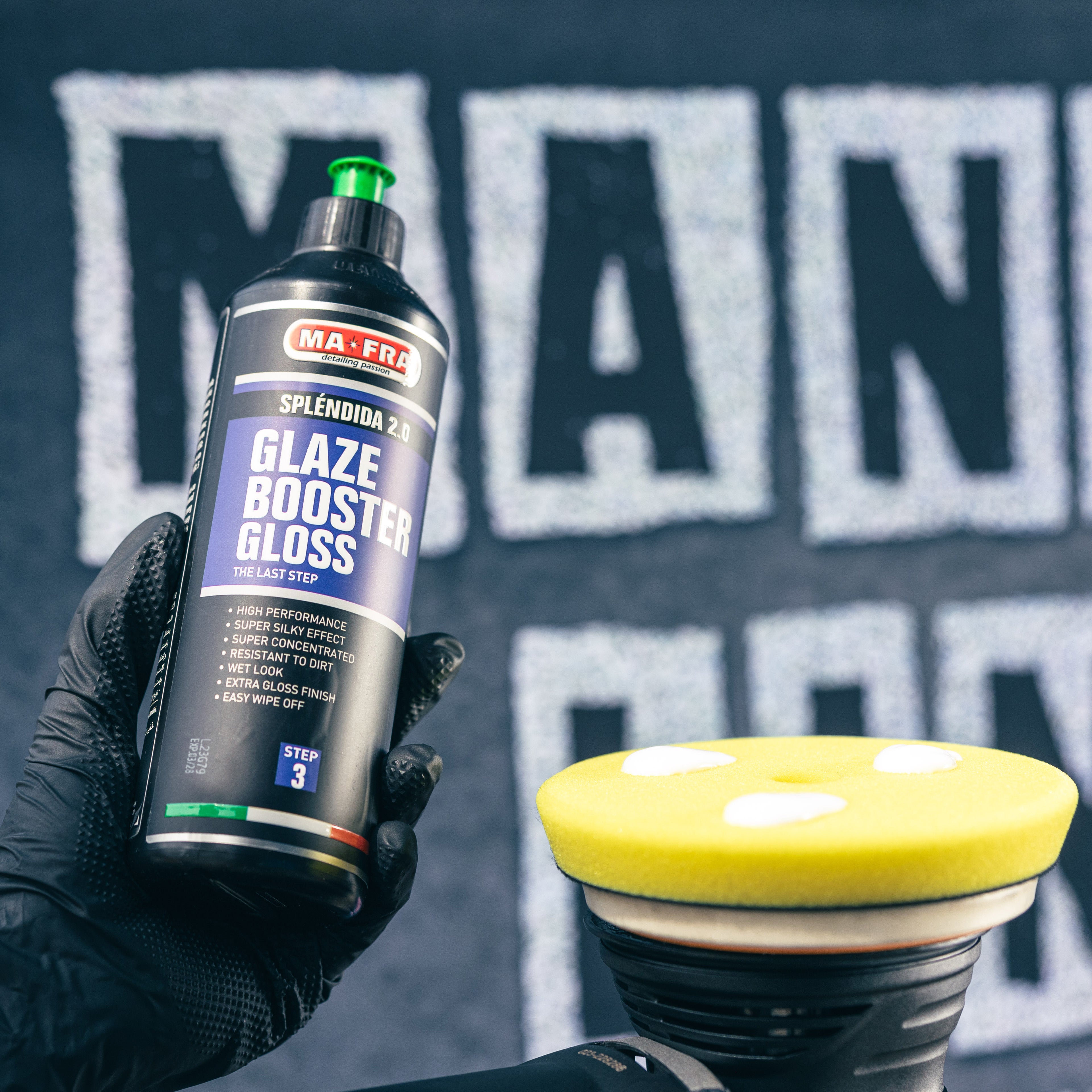 Splendida 2.0 von MAFRA – Step 3 Glaze Booster für tiefen Glanz und Schutz