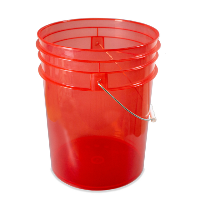 Wascheimer 19 L Transparent Rot
