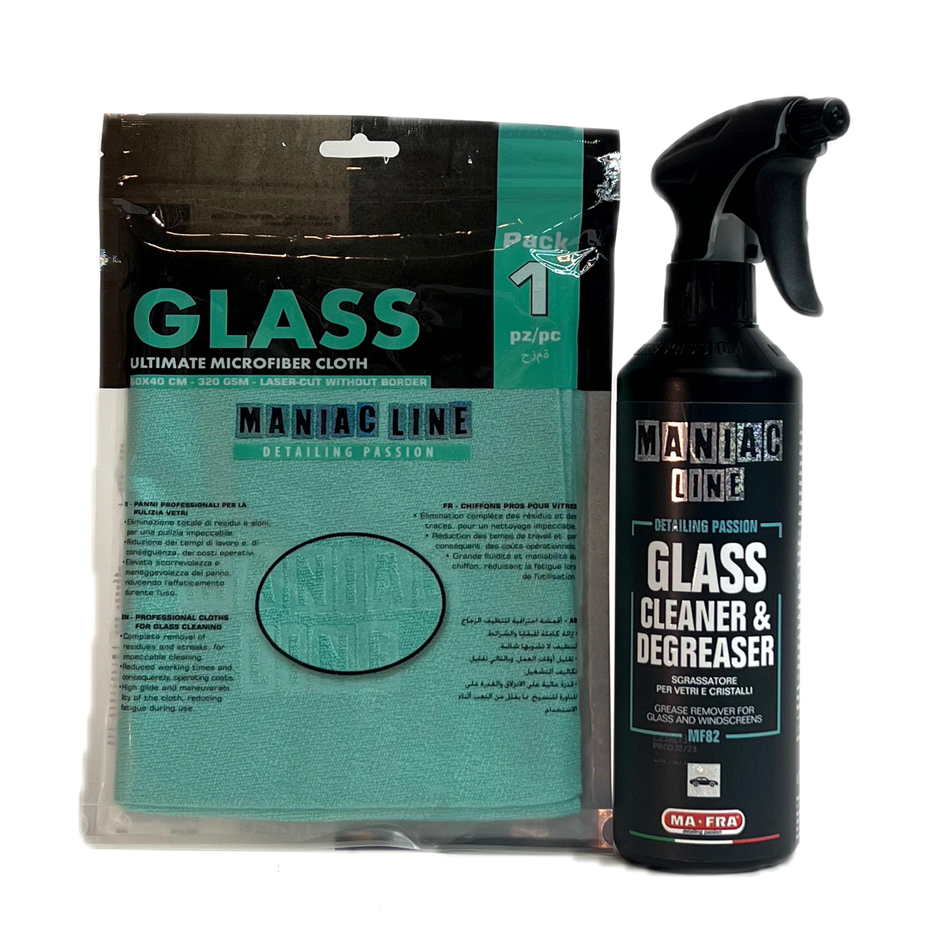 Glasreiniger und Entfetter von Maniac Line